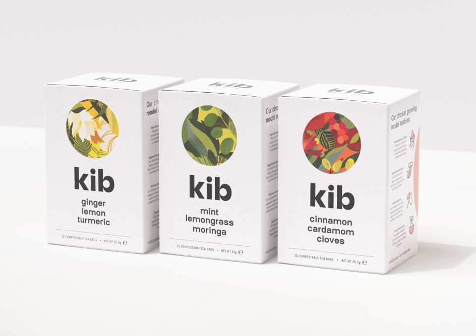 &SMITH's designs for East African herbal tea range Kib are inspired by circularity