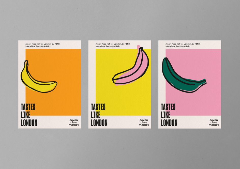 The Plant creates Velvet Underground-esque branding for Covent Garden's Seven Dials Market